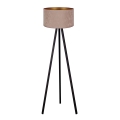 Brilagi - Staande lamp VELVET 1xE27/60W/230V wengé/beige