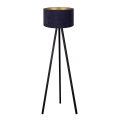 Brilagi - Staande lamp VELVET 1xE27/60W/230V wengé/blauw
