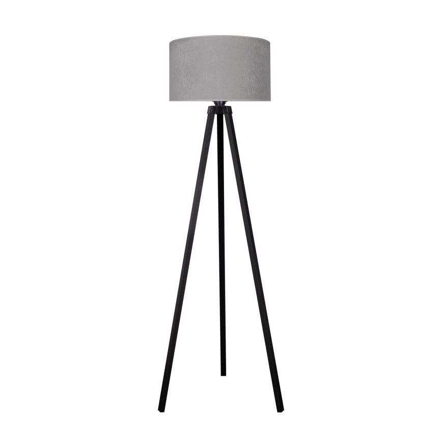 Brilagi - Staande lamp VELVET 1xE27/60W/230V wengé/grijs