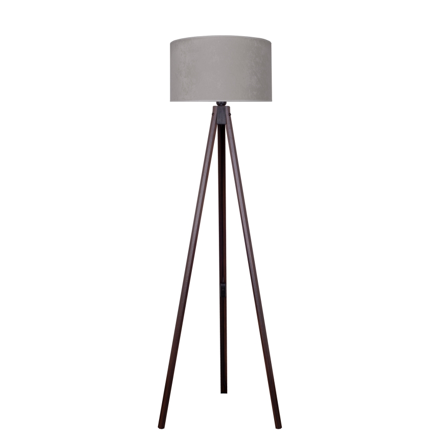 Brilagi - Staande Lamp VELVET 1xE27/60W/230V wengé/grijs
