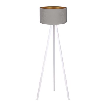 Brilagi - Staande lamp VELVET 1xE27/60W/230V wit/grijs