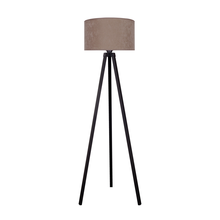Brilagi - Staande lamp VELVET 1xE27/60W/230V zwart/beige