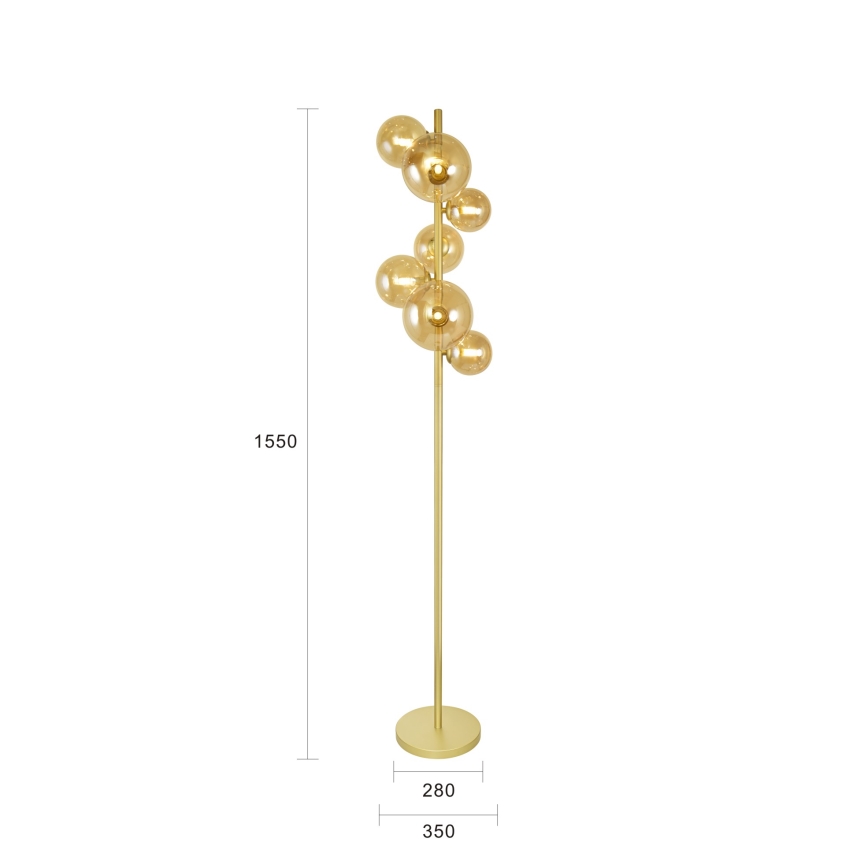Brilagi - Staande LED Lamp MILLA 7xG9/3W/230V goud