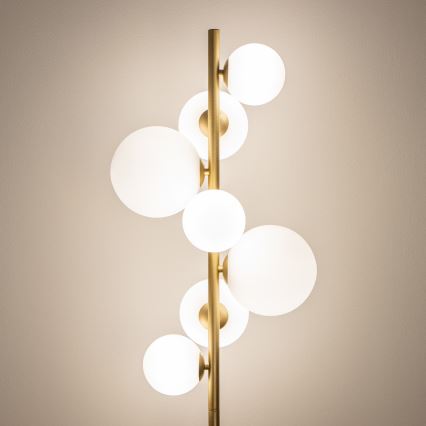 BRILAGI - Staande LED Lamp MILLA 7xG9/3W/230V goud/wit