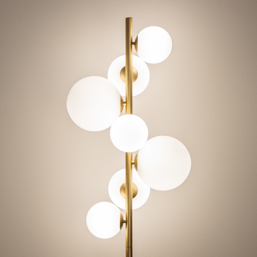 BRILAGI - Staande LED Lamp MILLA 7xG9/3W/230V goud/wit