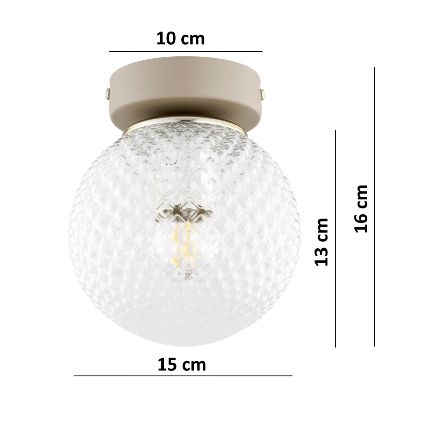 Brilagi - STELLA spot 1xE27/60W/230V beige/goud