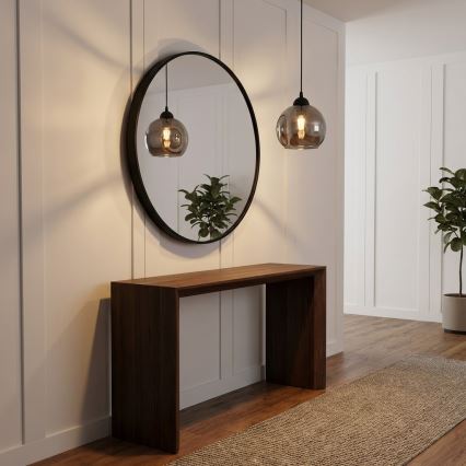 Brilagi - Suspension à câble 1xE27/60W/230V noir/gris fumé