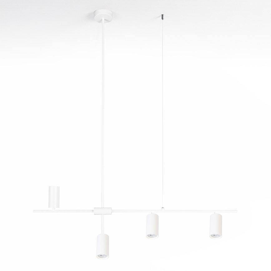 Brilagi - Suspension à câble CRANE 4xGU10/30W/230V blanche