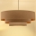 Brilagi - Suspension à câble LUNETA 3xE27/60W/230V Ø 80 cm beige/doré