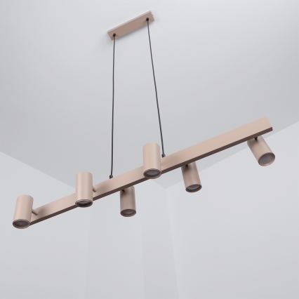 Brilagi - Suspension à câble SELE 6xGU10/30W/230V beige