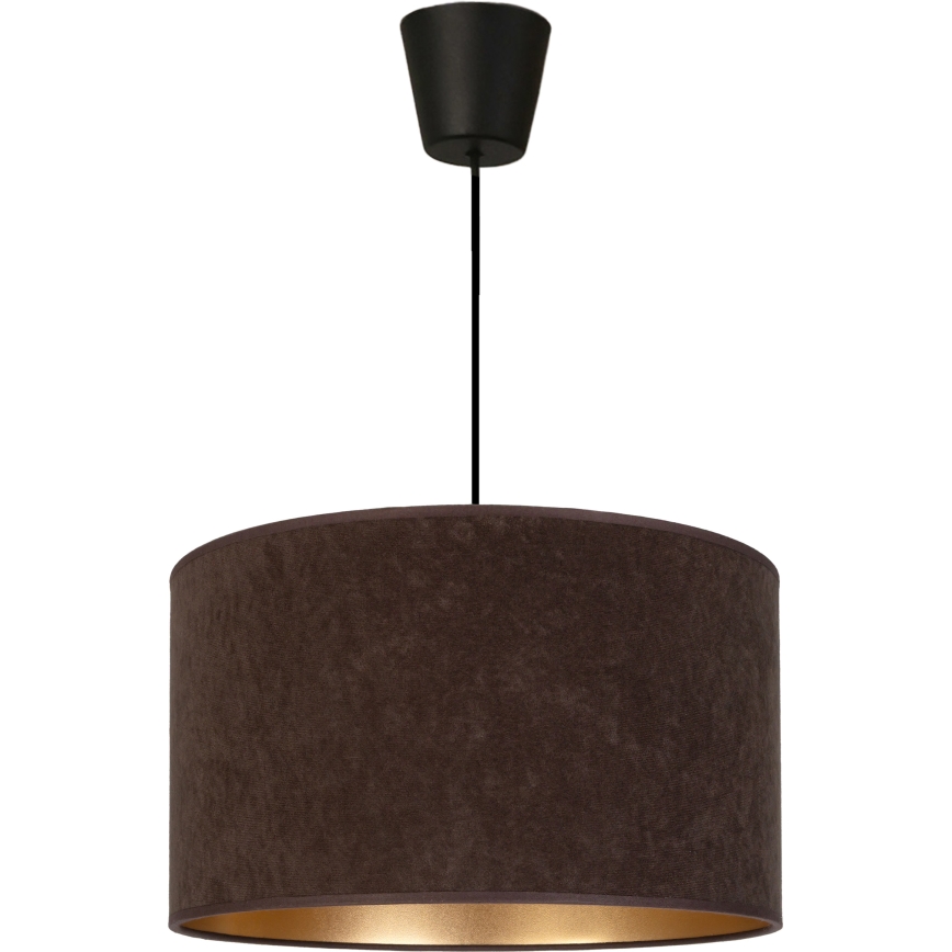 Brilagi - Suspension à câble VELVET 1×E27/60 W/230 V Ø 40 cm marron/doré