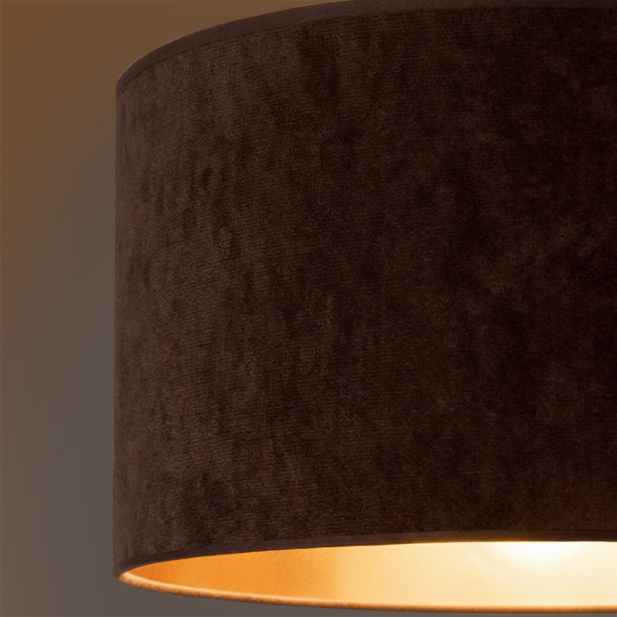 Brilagi - Suspension à câble VELVET 1×E27/60 W/230 V Ø 40 cm marron/doré