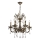 Brilagi - Suspension chaîne CLASSIC 6xE14/60W/230V laiton