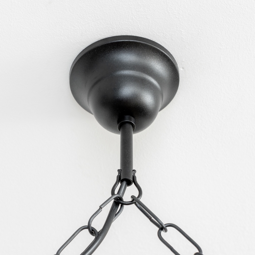 Brilagi - Suspension chaîne RUSTIC 6xE14/40W/230V hêtre