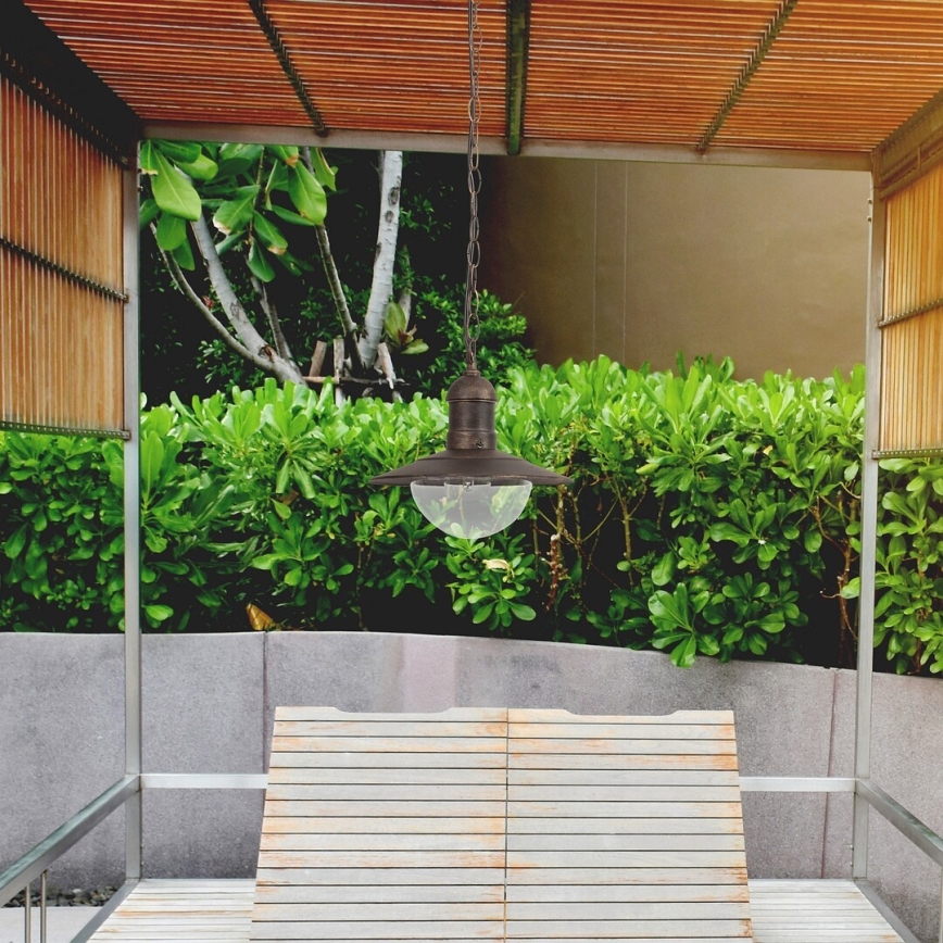 Brilagi - Suspension d'extérieur MOLDE 1xE27/60W IP44 bronze/patine