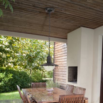 Brilagi - Suspension d'extérieur MOLDE 1xE27/60W IP44 noire