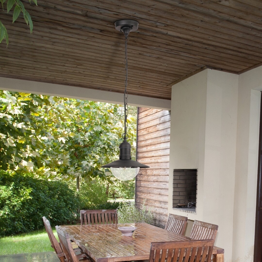 Brilagi - Suspension d'extérieur MOLDE 1xE27/60W IP44 noire