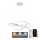 Brilagi - Suspension filaire à intensité variable COSMOWAVE LED/70W/230V 3000-6500K blanc + télécommande