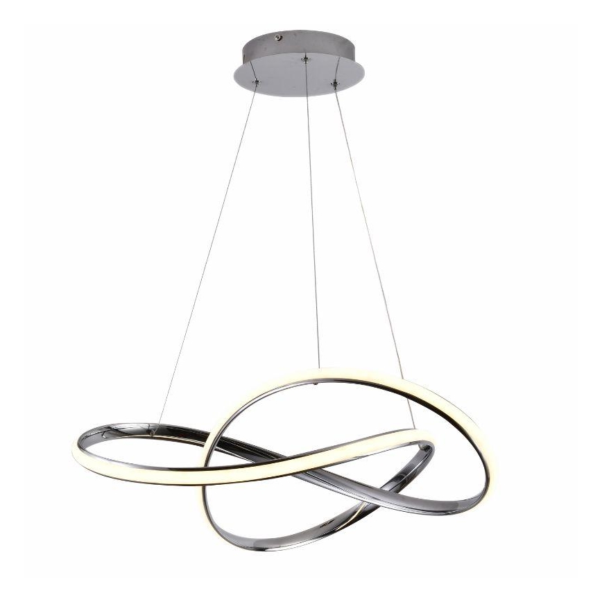 Brilagi - Suspension filaire à intensité variable COSMOWAVE LED/70W/230V chrome + Télécommande