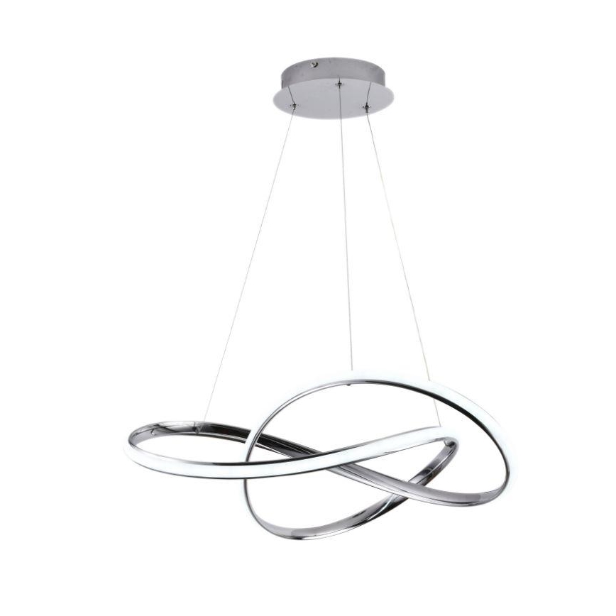 Brilagi - Suspension filaire à intensité variable COSMOWAVE LED/70W/230V chrome + Télécommande
