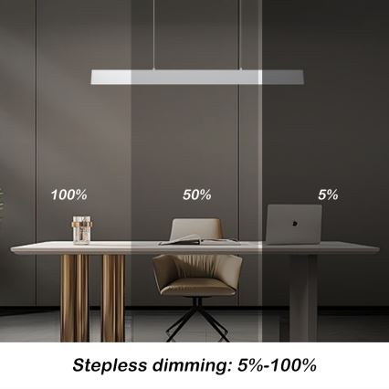 Brilagi - Suspension filaire à intensité variable SLIMLINE LED/40W/230V 3000-6000K blanc + Télécommande
