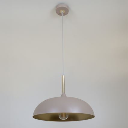 Brilagi - Suspension filaire ABRAHAM 1xE27/60W/230V d. 35 cm beige
