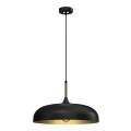 Brilagi - Suspension filaire ABRAHAM 1xE27/60W/230V d. 45 cm noir