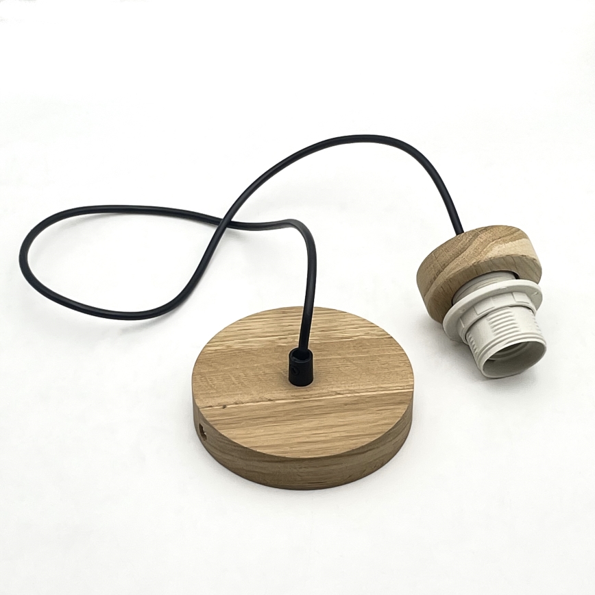Brilagi - Suspension filaire ANTHONY 1xE27/60W/230V chêne/beige
