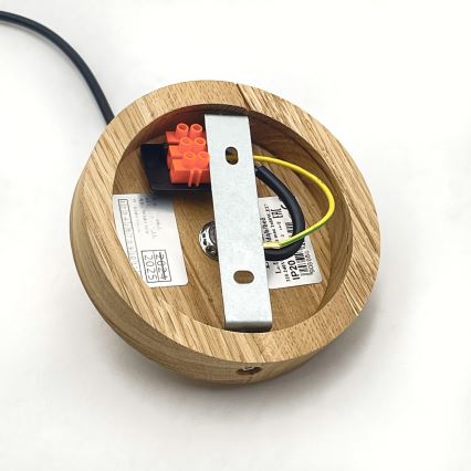 Brilagi - Suspension filaire ANTHONY 1xE27/60W/230V chêne/beige