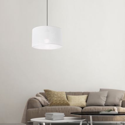 Brilagi - Suspension filaire ANTHONY 1xE27/60W/230V chêne/blanc