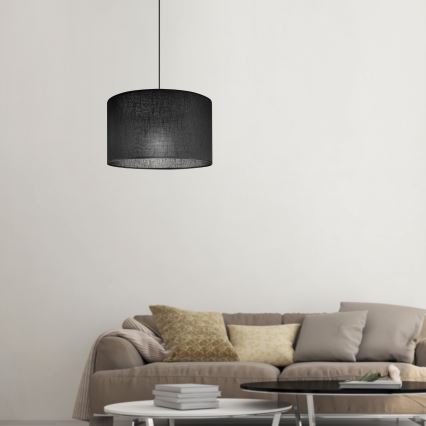 Brilagi - Suspension filaire ANTHONY 1xE27/60W/230V chêne/noir