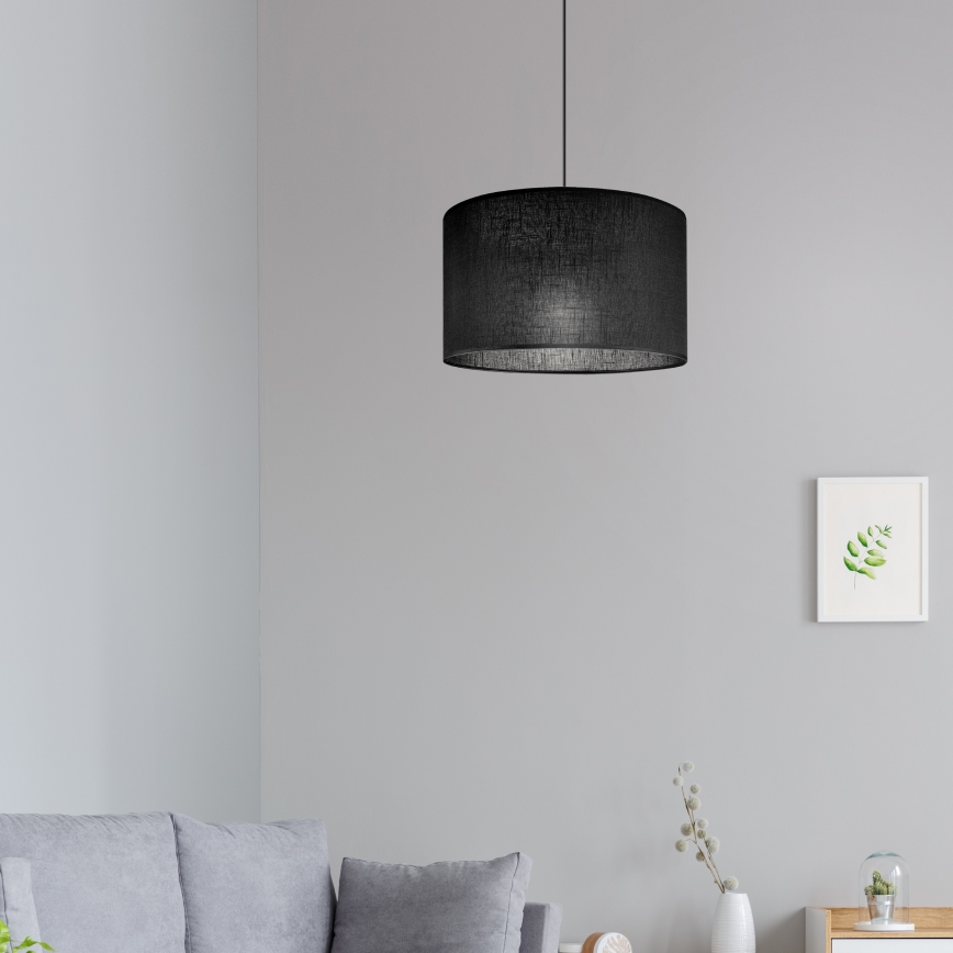 Brilagi - Suspension filaire ANTHONY 1xE27/60W/230V chêne/noir