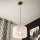 Brilagi - Suspension filaire ANTHONY 1xE27/60W/230V chêne noyer/blanc
