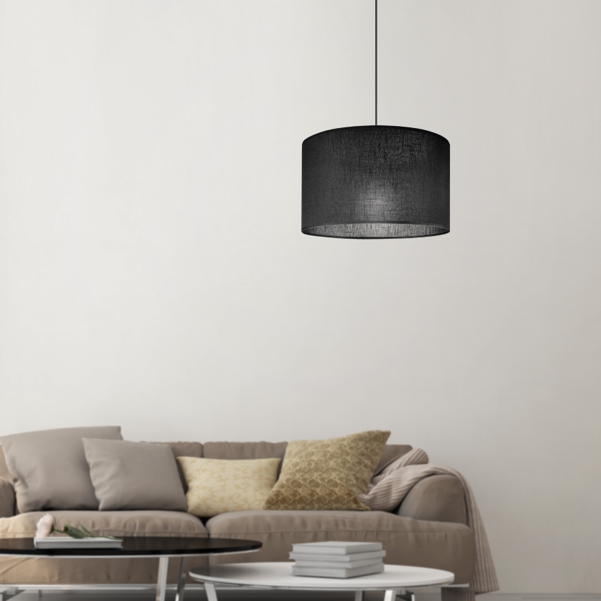 Brilagi - Suspension filaire ANTHONY 1xE27/60W/230V chêne noyer/noir