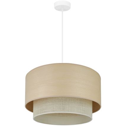 Brilagi - Suspension filaire ARIZONA BOHO 1xE27/15W/230V d. 45 cm beige/blanc