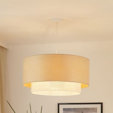 Brilagi - Suspension filaire ARIZONA BOHO 1xE27/15W/230V d. 60 cm beige/blanc