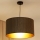 Brilagi - Suspension filaire BOSTON ROLLER 1xE27/15W/230V d. 45 cm paille marron/doré