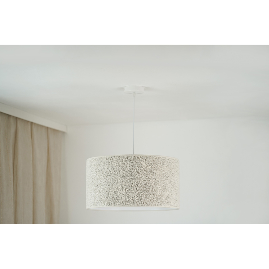 Brilagi - Suspension filaire BOUCLE ROLLER 1xE27/15W/230V d. 45 cm crème