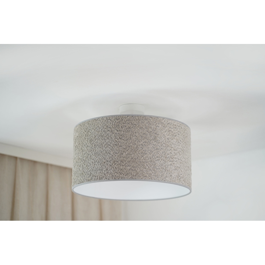 Brilagi - Suspension filaire BOUCLE ROLLER 1xE27/15W/230V d. 45 cm gris
