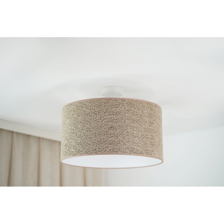 Brilagi - Suspension filaire BOUCLE ROLLER 1xE27/15W/230V d. 45 cm marron