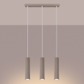 Brilagi - Suspension filaire CRESTO 3xGU10/10W/230V taupe