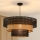 Brilagi - Suspension filaire DAKOTA LUNETA 1xE27/15W/230V d. 60 cm noir/beige