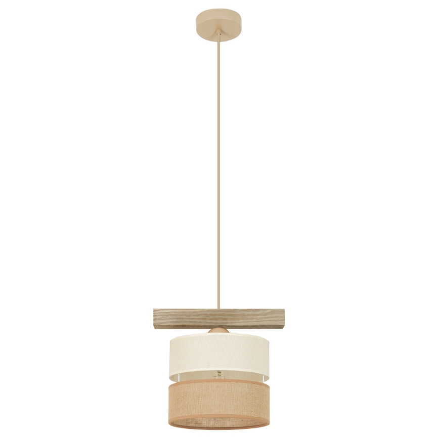Brilagi - Suspension filaire FOREST 1xE27/15W/230V pin/beige/crème
