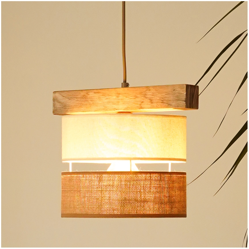 Brilagi - Suspension filaire FOREST 1xE27/15W/230V pin/beige/crème