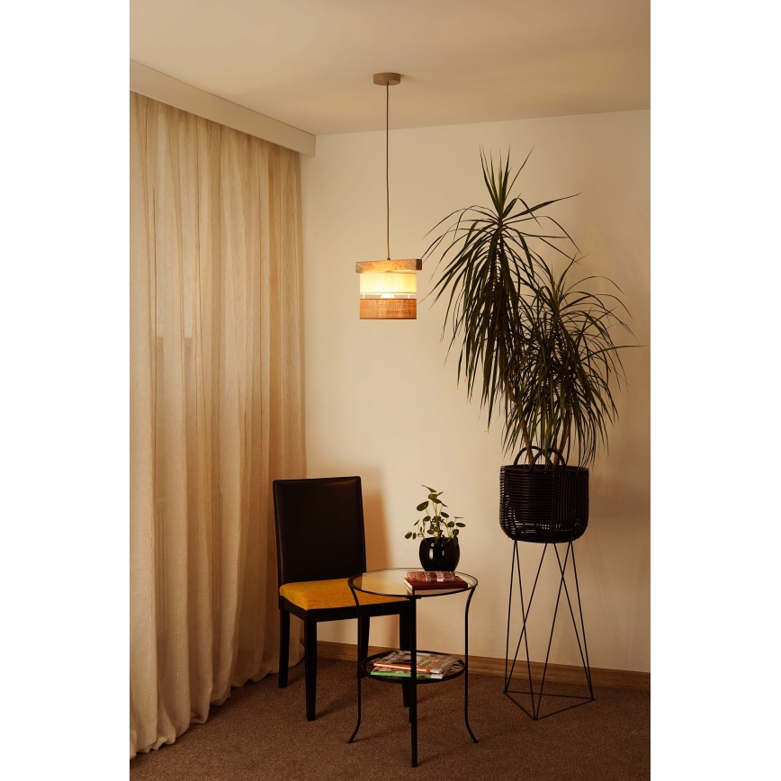 Brilagi - Suspension filaire FOREST 1xE27/15W/230V pin/beige/crème