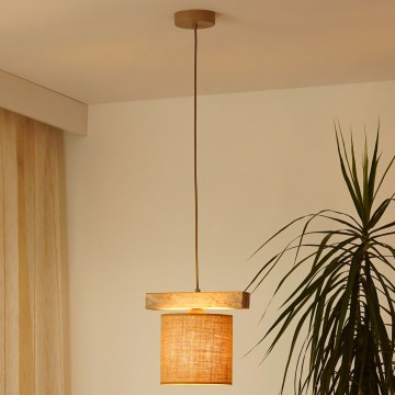 Brilagi - Suspension filaire FOREST 1xE27/15W/230V pin/marron