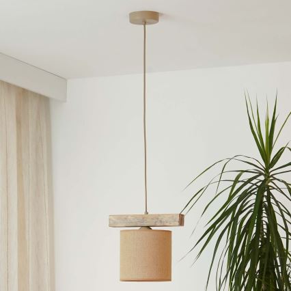 Brilagi - Suspension filaire FOREST 1xE27/15W/230V pin/marron