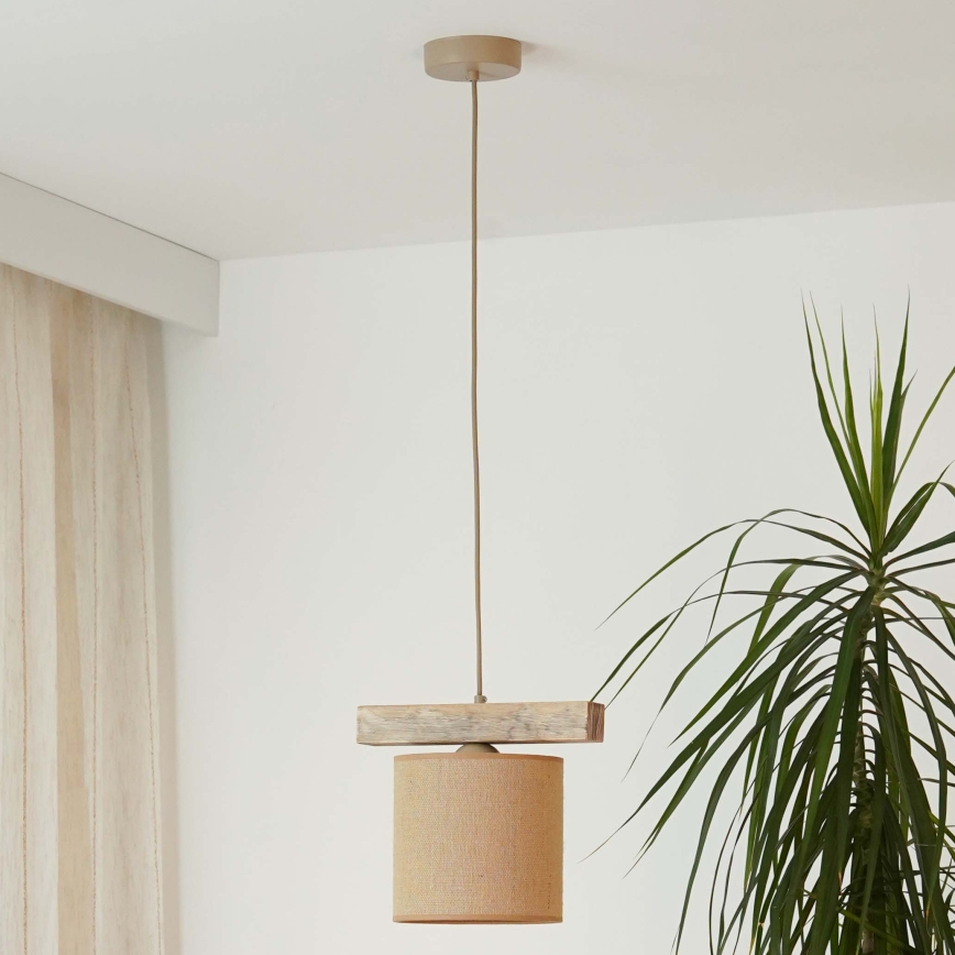Brilagi - Suspension filaire FOREST 1xE27/15W/230V pin/marron