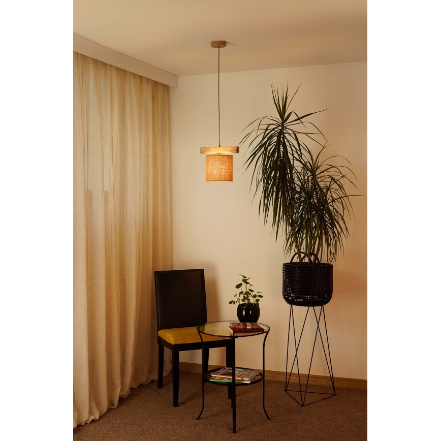 Brilagi - Suspension filaire FOREST 1xE27/15W/230V pin/marron