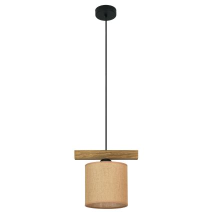 Brilagi - Suspension filaire FOREST 1xE27/15W/230V pin/marron/noir